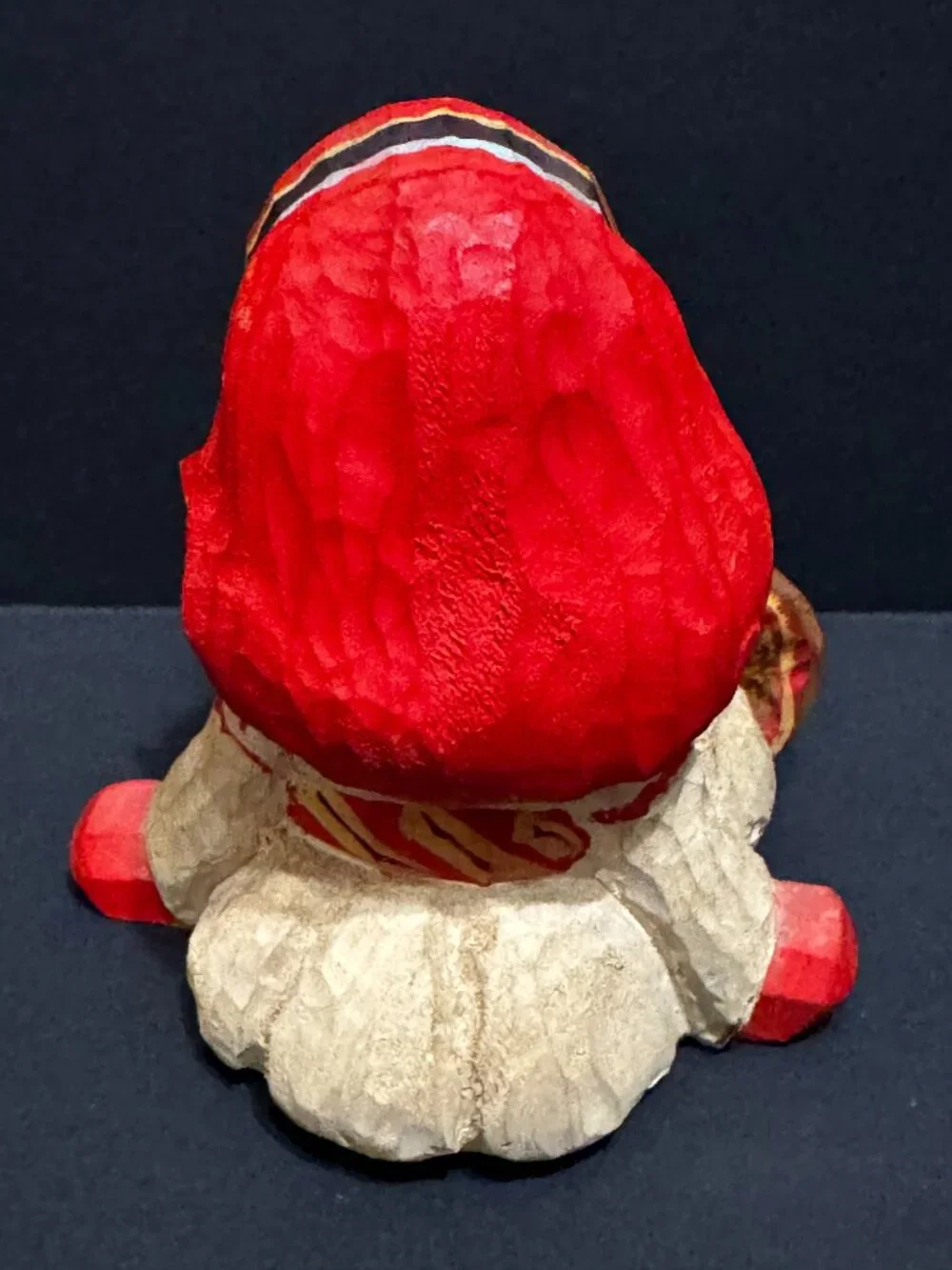 Henning Norway Hand Carved Wood Folk Art Sámi Girl Figurine, Vintage Circa 1970s